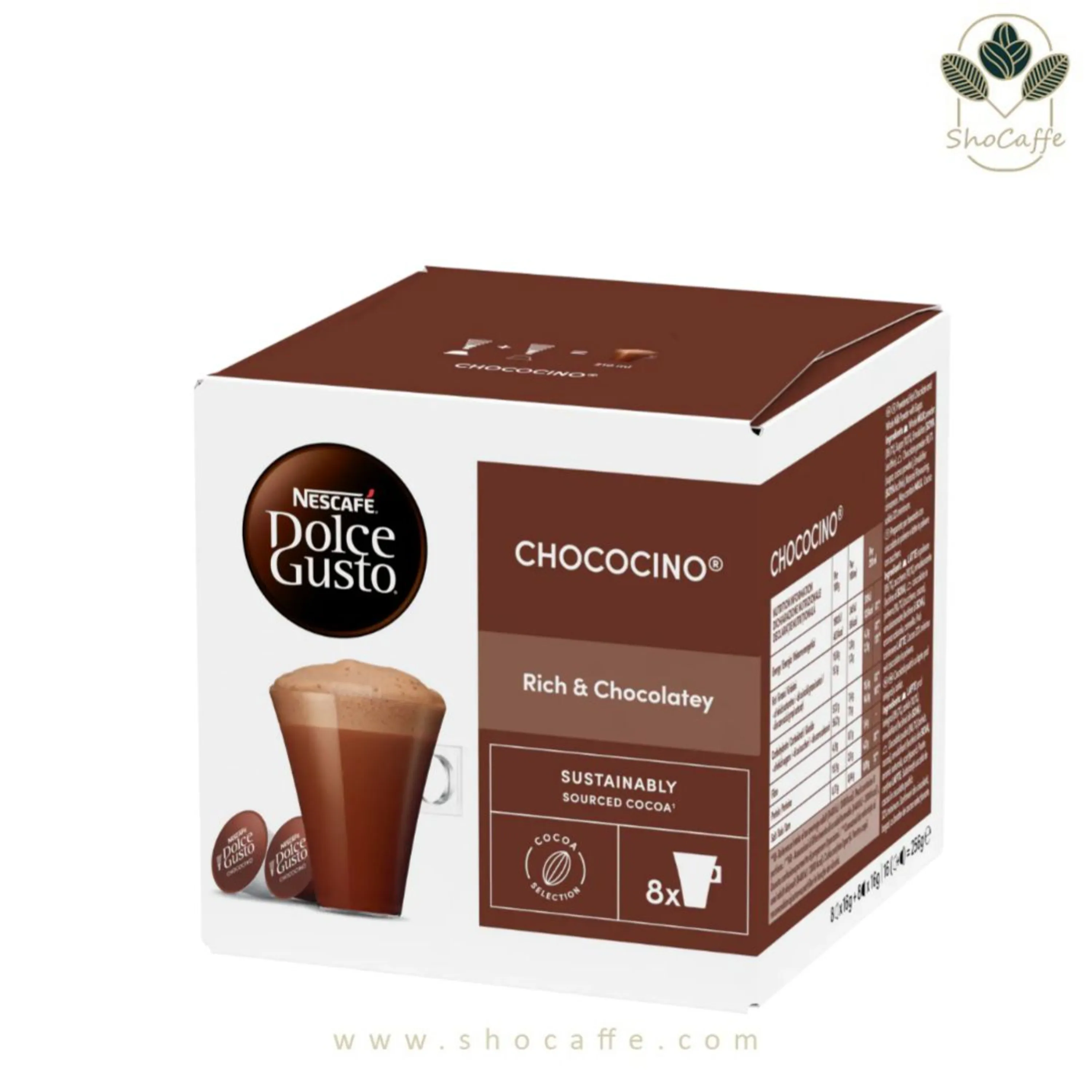 کپسول قهوه دولچه گوستو مدل چوکوچینو Chococino کپسول قهوه دولچه گوستو مدل چوکوچینو Chococino